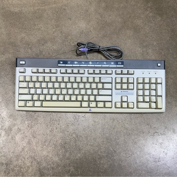 HP Black and Cream Keyboard with Mouse and JBL Speakers - Picture 9 of 13